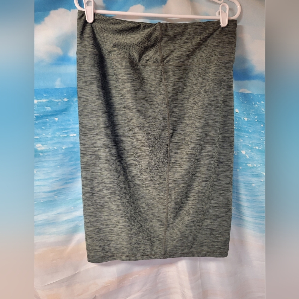 Prana Athletic Feel Green Pencil Skirt Size Medium